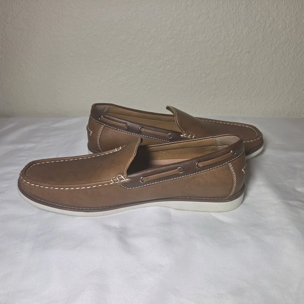 XRAY Ultimate Comfort Mens Tan Brown Boat Shoes Loafers XRW2386 Size 10.5